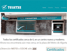 Tablet Screenshot of centrotelletxe.com